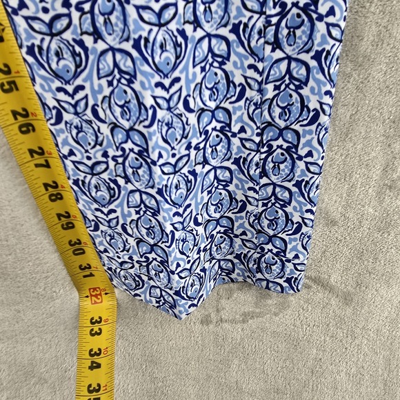 RLX Ralph Lauren Golf Chino Pants Mens 34x32 Blue Fish Print Tailored Fit - Picture 10 of 11